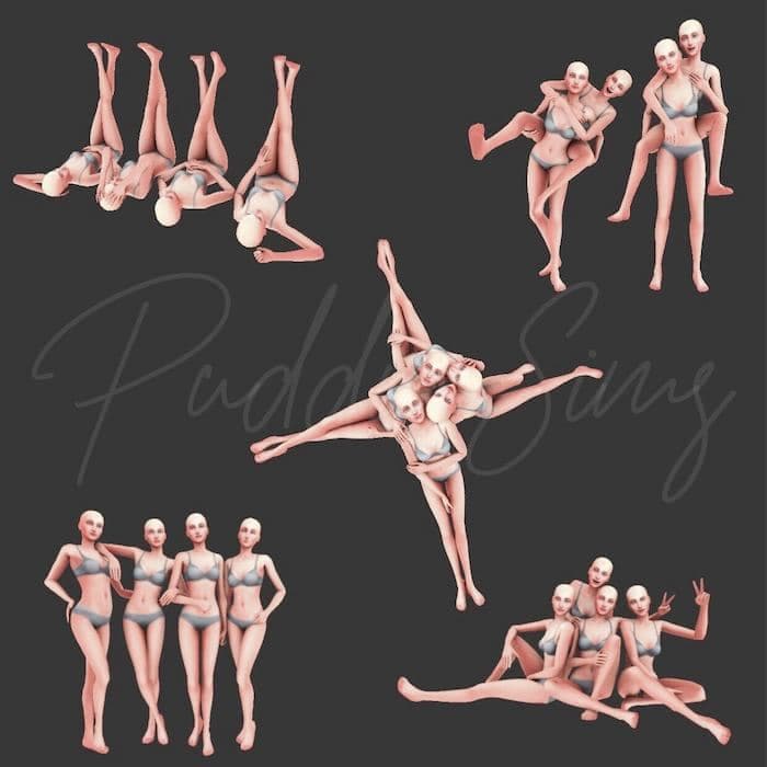 Me and My Girls Group Pose Pack
