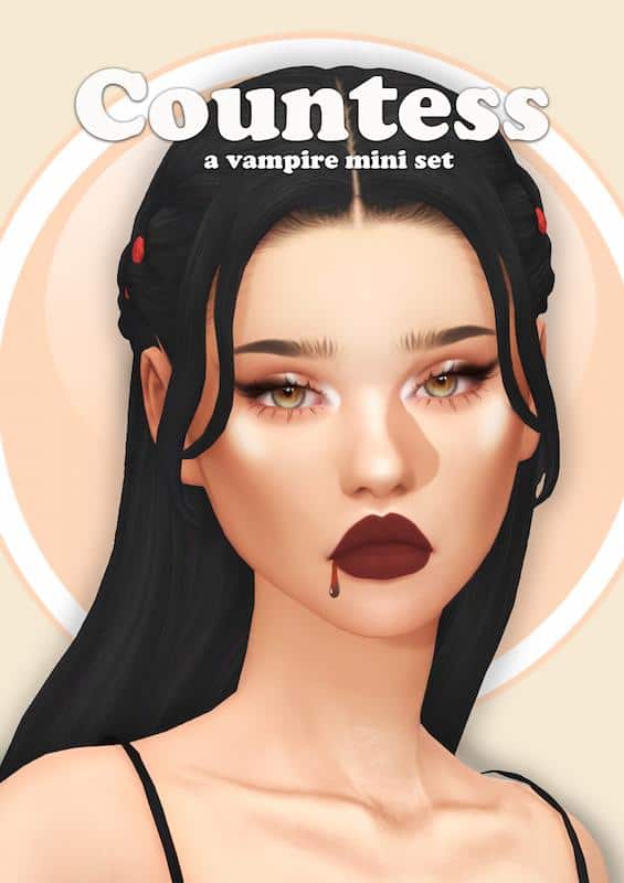 Sims 4 Vampire Makeup Set