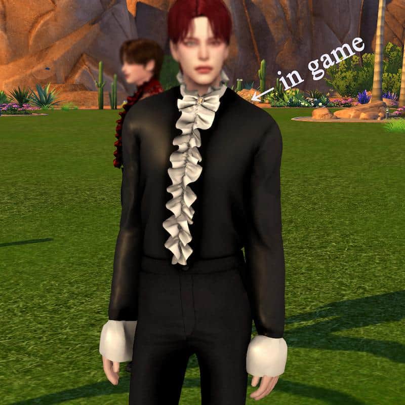 Male CC Outfit for Vampires