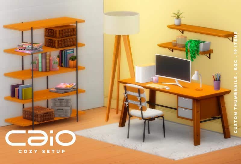 Sims 4 Maxis Match Desk Clutter