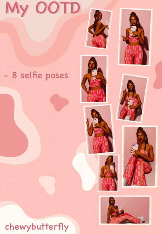 Sims 4 Female Selfie Poses