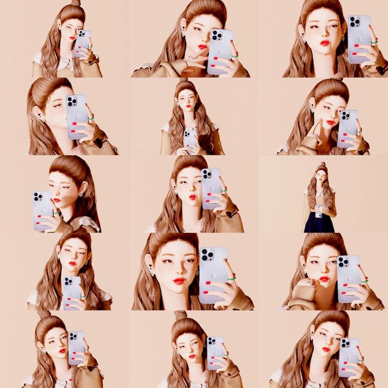 Sims 4 Solo Selfie Poses