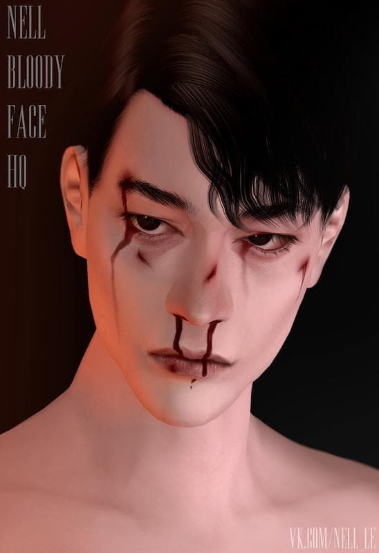 Bloody Vampire Face CC
