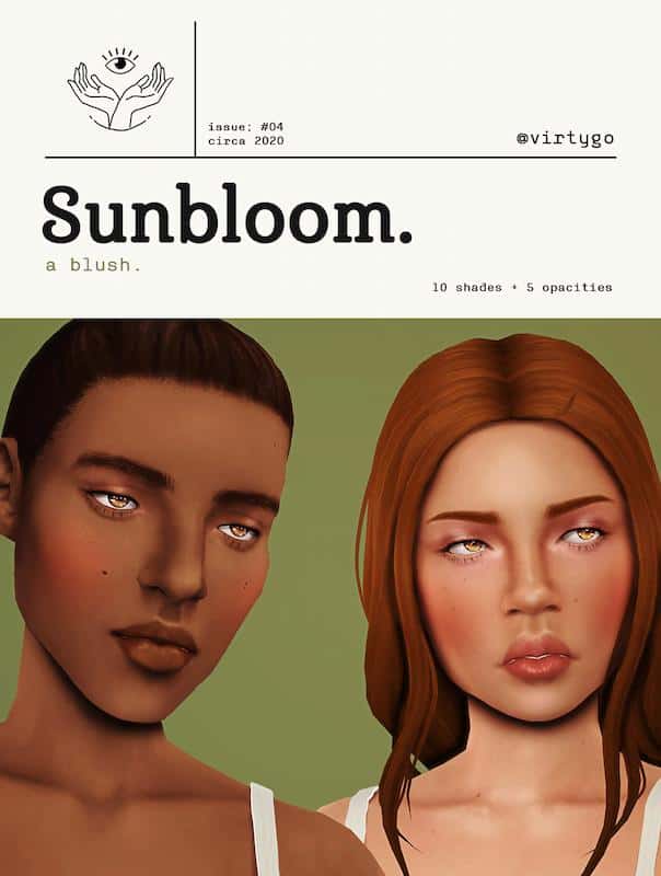 Sunbloom Sims 4 CC Blush