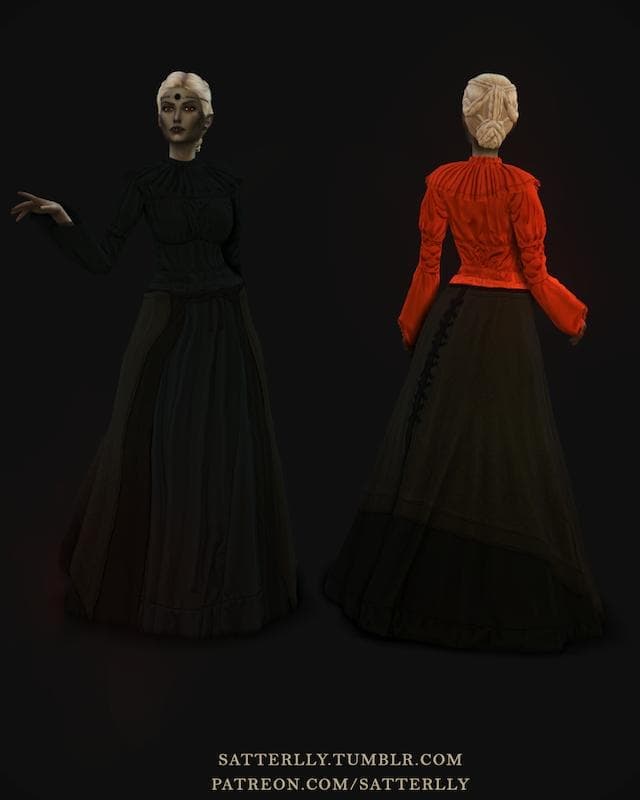 Vintage Vampire CC Dress