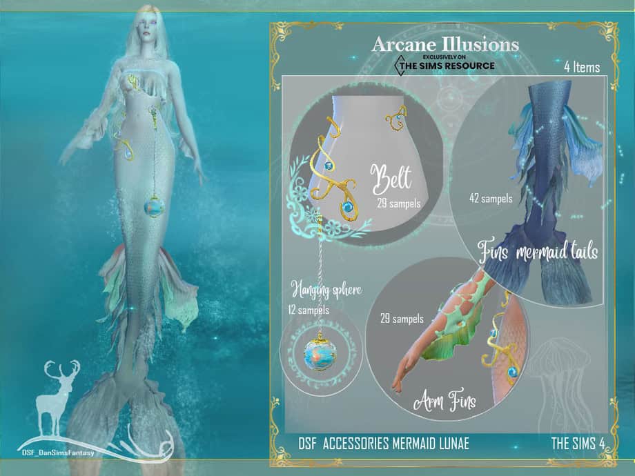 Arcane Illusions: Accessories Mermaid Lunae