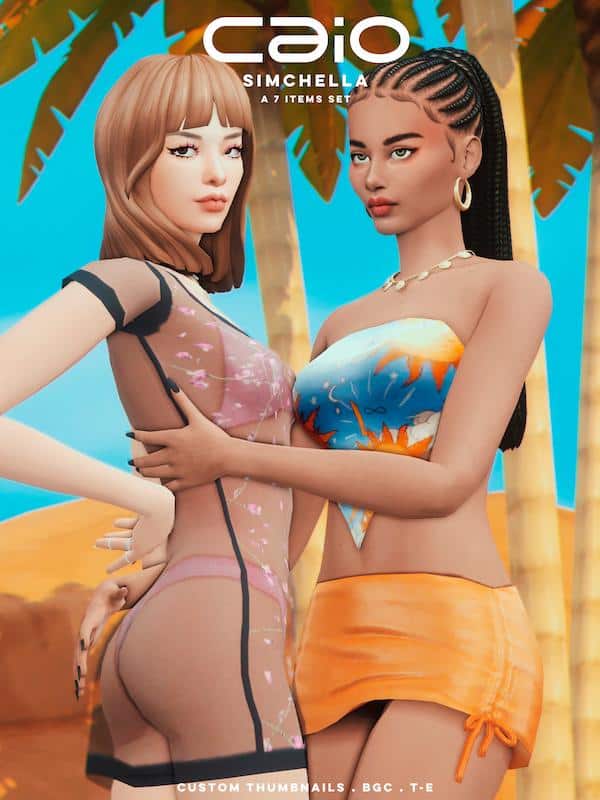 Coachella Sims 4 Custom Content Pack
