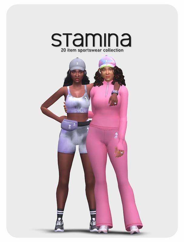 Workout Clothes Sims 4 CC Pack