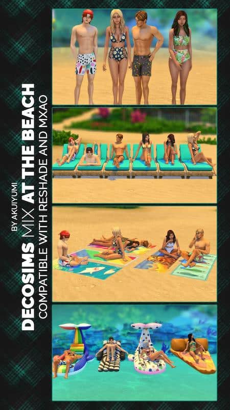 Beach Deco Sims