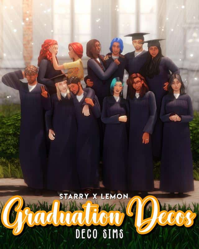 Sims 4 Graduation Deco Sims