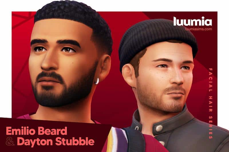 Sims 4 Facial Hair Set