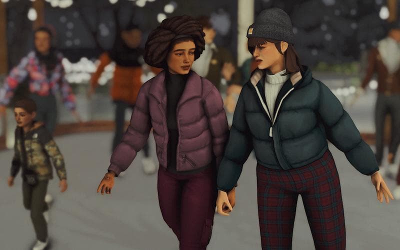 Sims 4 Ice Skating Deco Sims