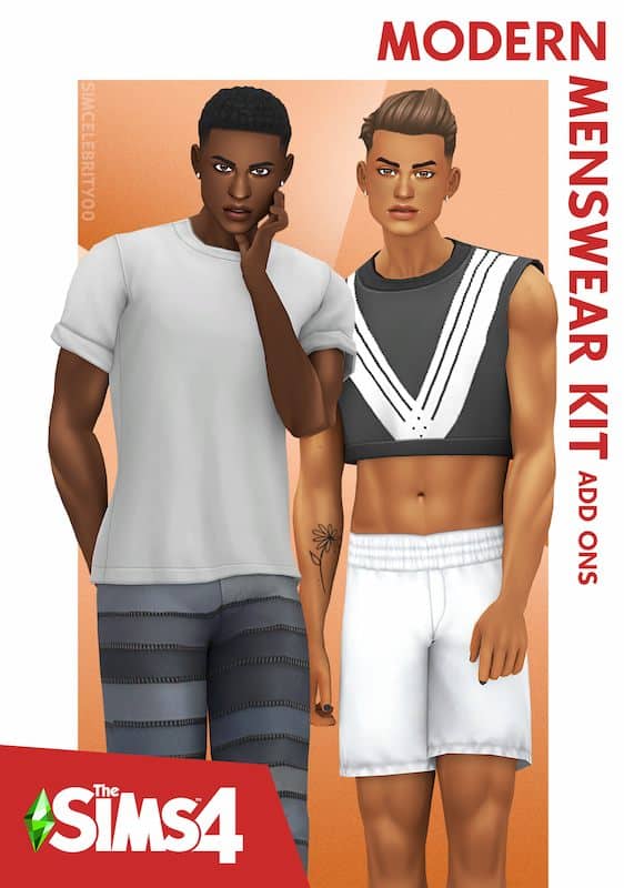 Sims 4 Modern Menswear Kit Add Ons