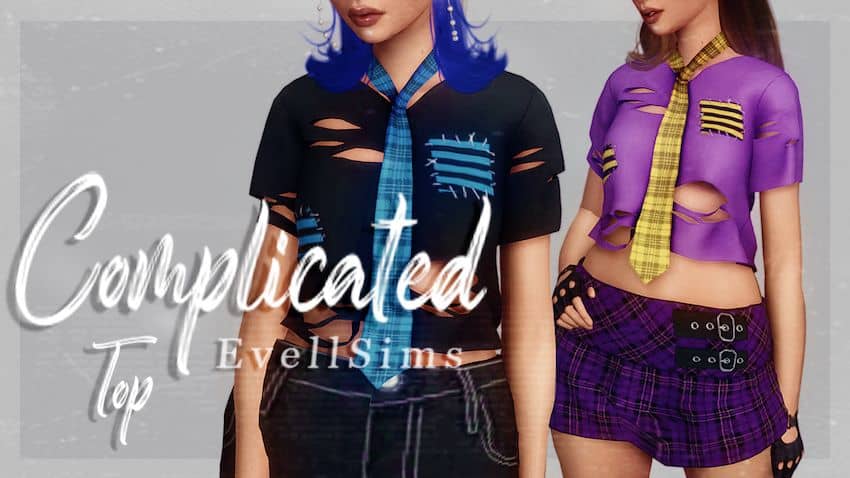 Ripped Grunge CC Top
