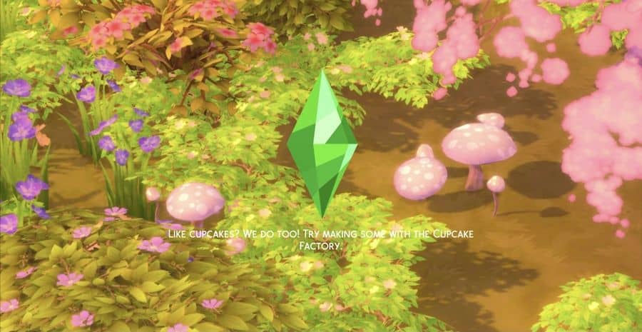 Glimmerbrook Pink Mushrooms Loading Screen
