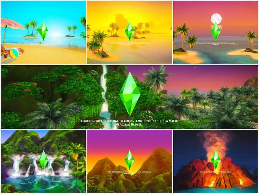 Sims 4 Sulani Loading Screens