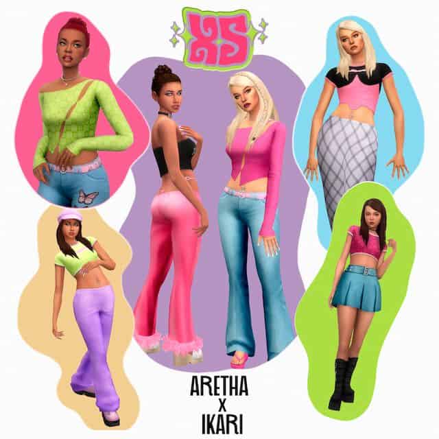 Y2K Aesthetic CC Pack