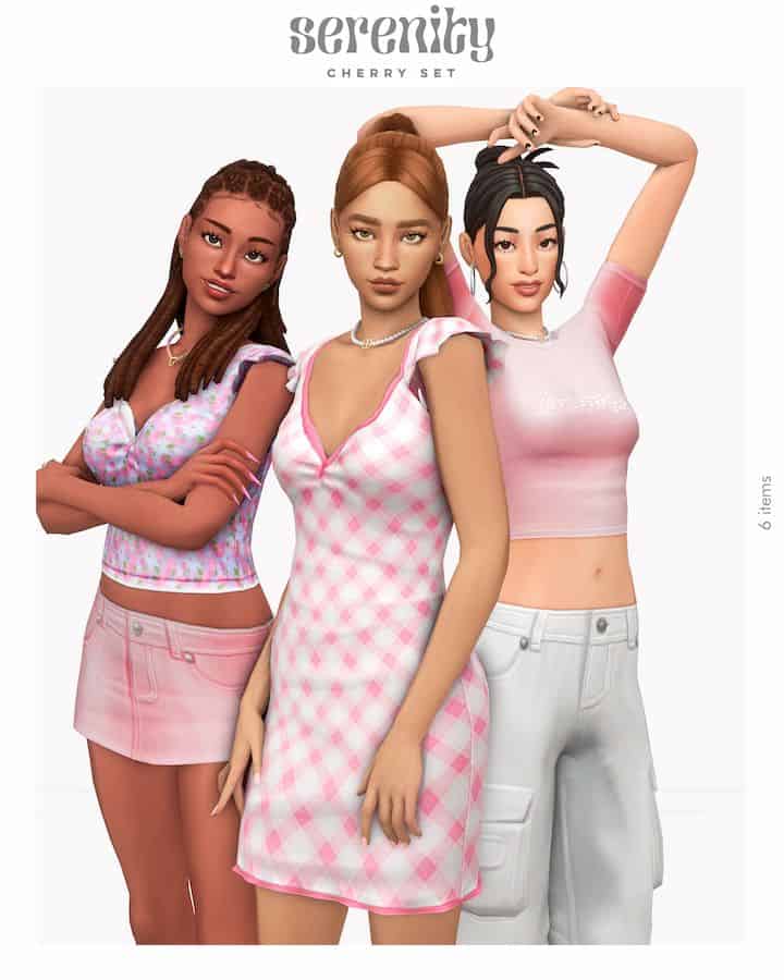 Cute Teen CC Pack for Sims 4