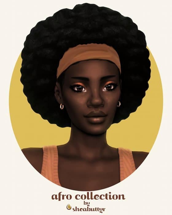 Afro Sims 4 Hair Mods Collection