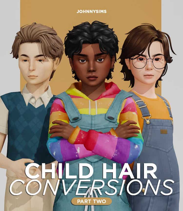 Sims 4 Child Hair Conversions