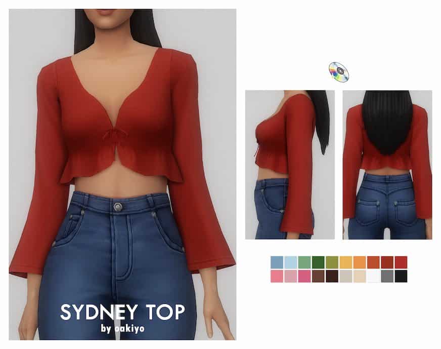 Sydney Summer Sims 4 Top