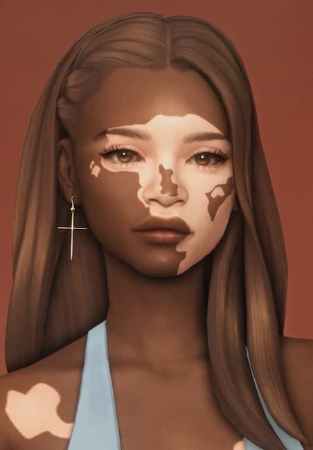 Beth Sims 4 Maxis Match Hair