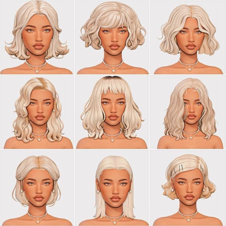 Short Hair Maxis Match Edition