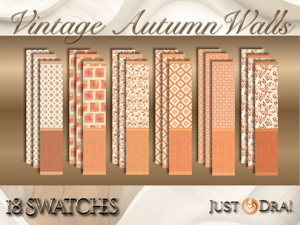 Vintage Autumn Walls and Floors