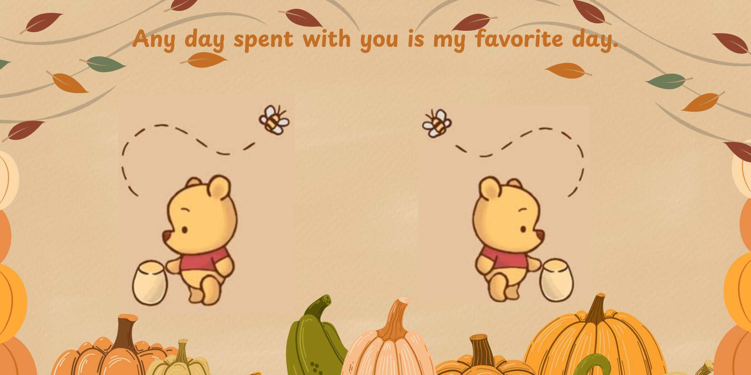 Fall Winnie the Pooh Sims 4 Loading Screen