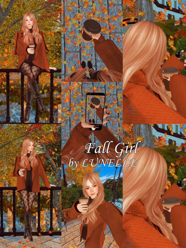 Pose Pack Fall Girl