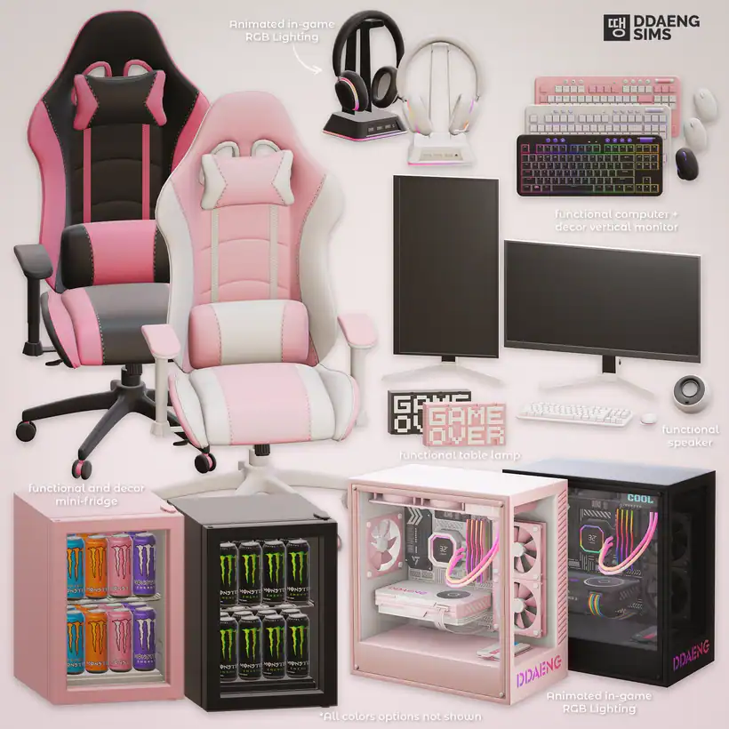 Aesthetic Gaming Set Up