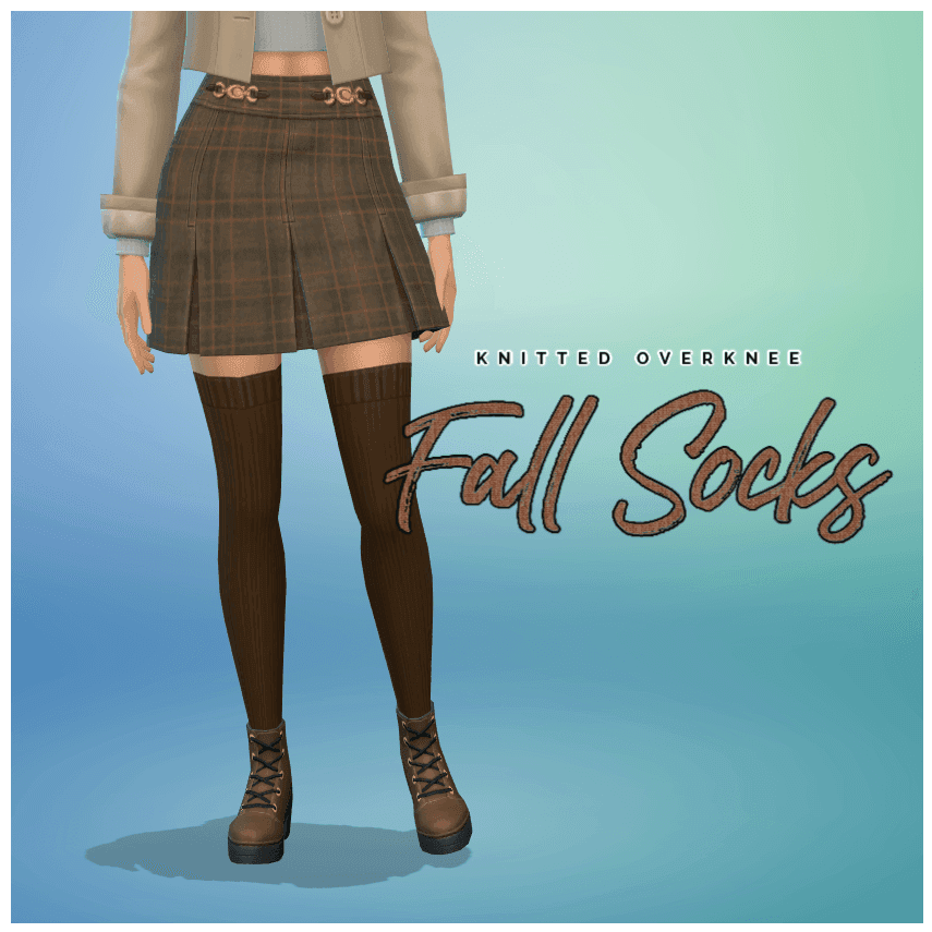 Knitted Overknee Socks