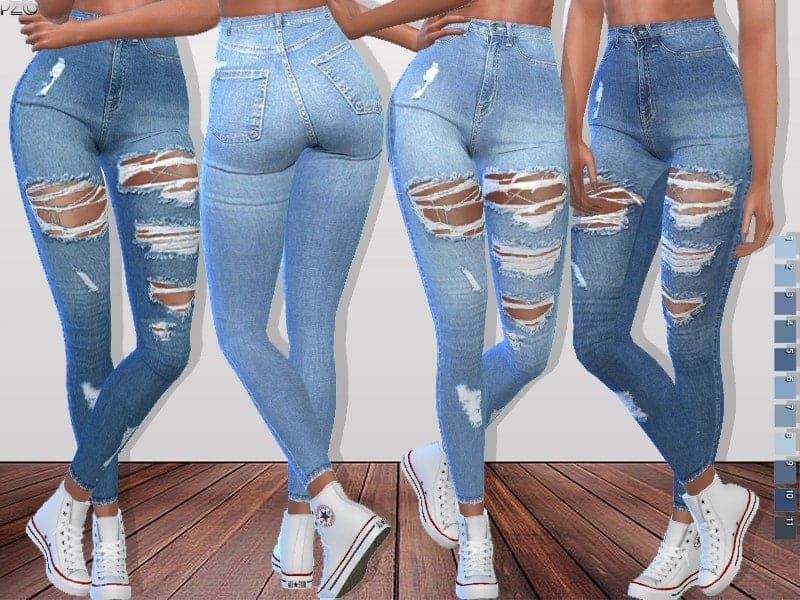Denim Ripped Jeans