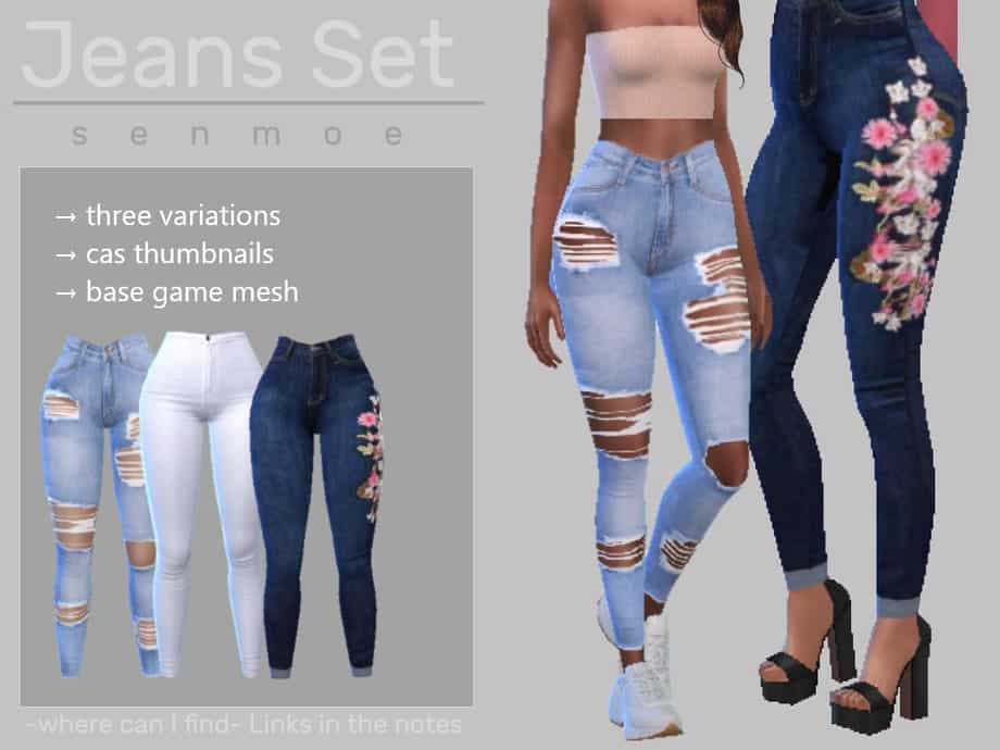 Skinny Jeans Set