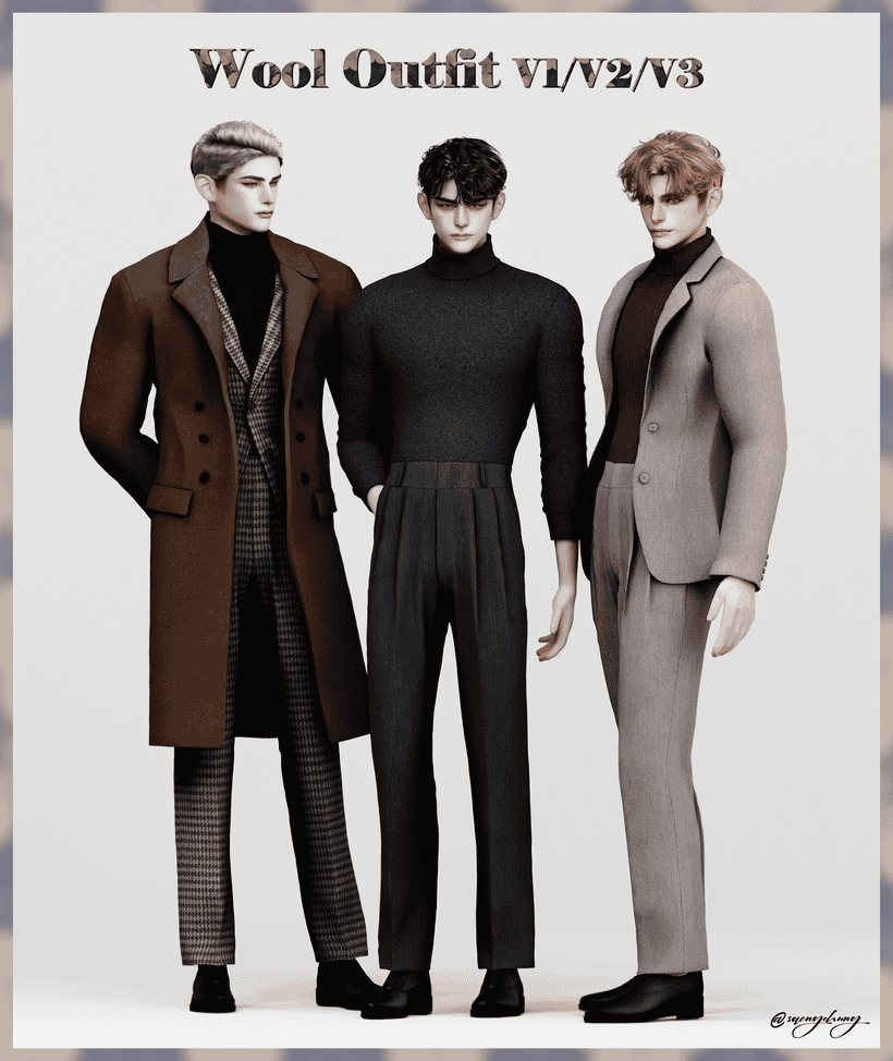 Male Wool Outfits