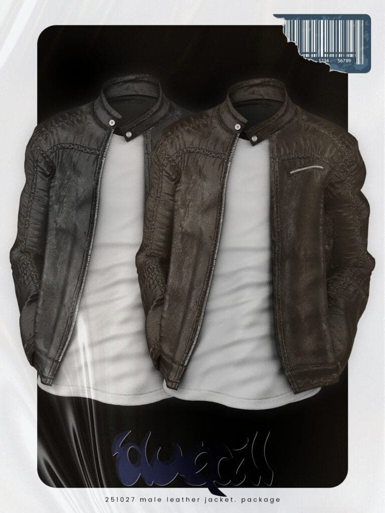 Male Leather Jacket