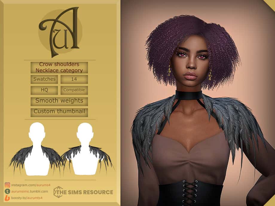 Crow Shoulder Accessory