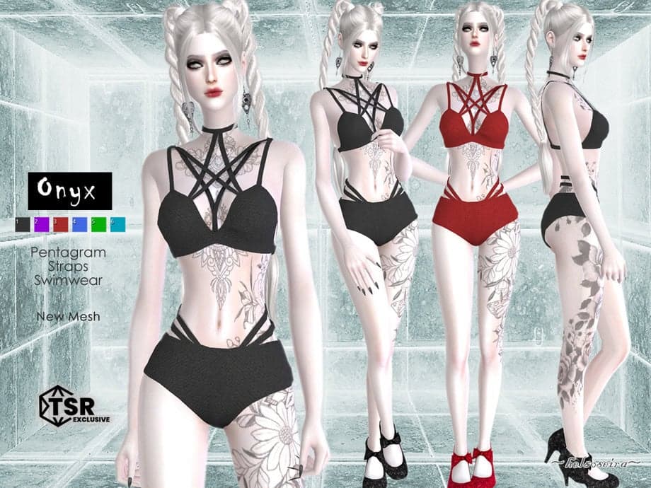 ONYX – Goth Swimwear