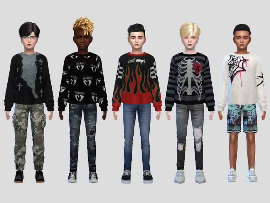 Geek Goth Sweater Boys