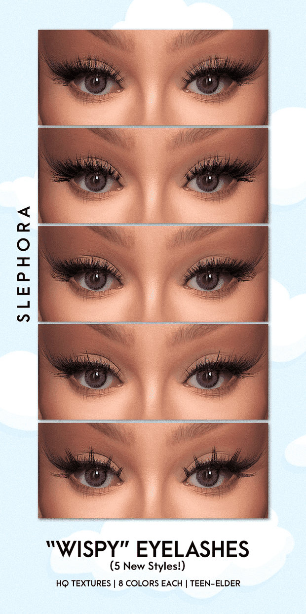 Wispy Eyelashes