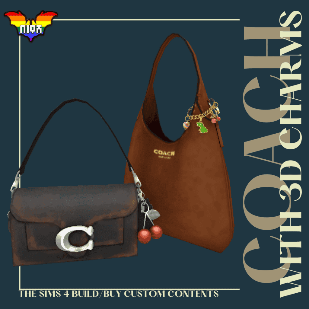Coach Bags with 3D Charms