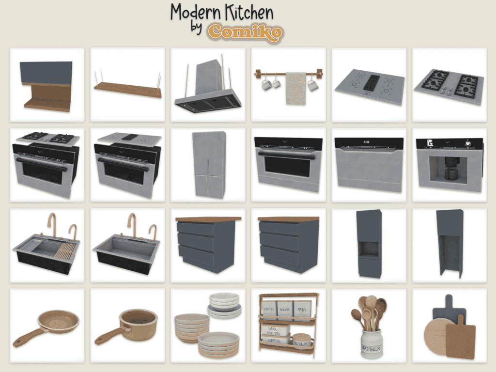 Modern Kitchen Set