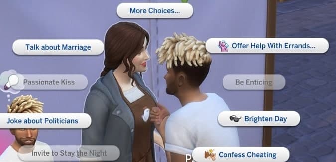 Cheating and Jealousy Mod