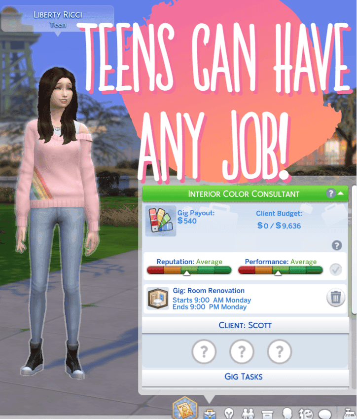 Adult Jobs for Teens