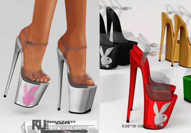Playb**ch Heels