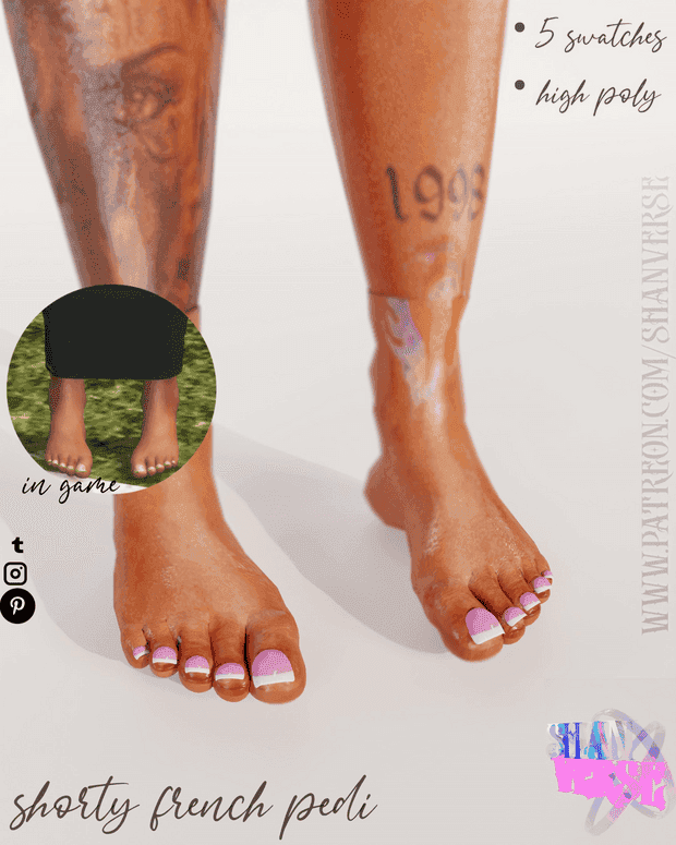 Shorty French Pedi