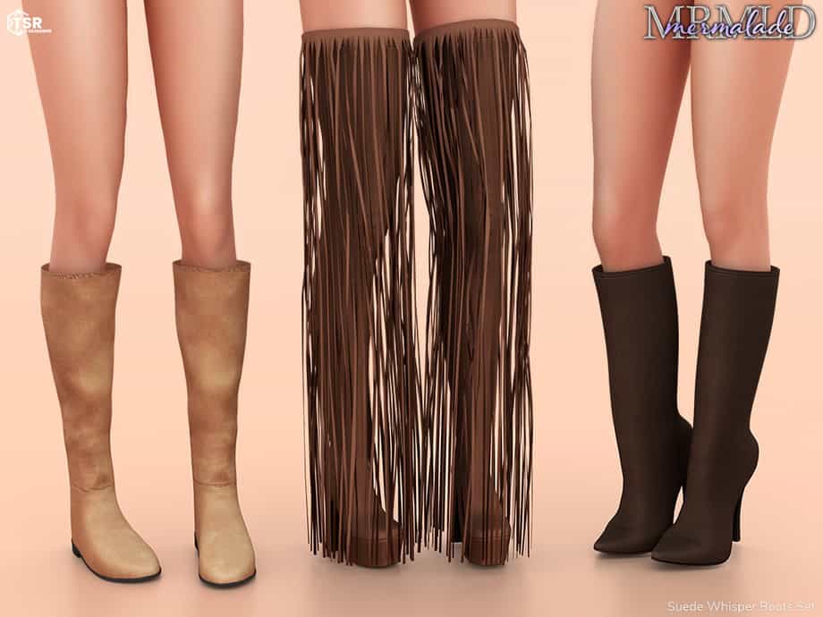 Suede Whisper Boots Set