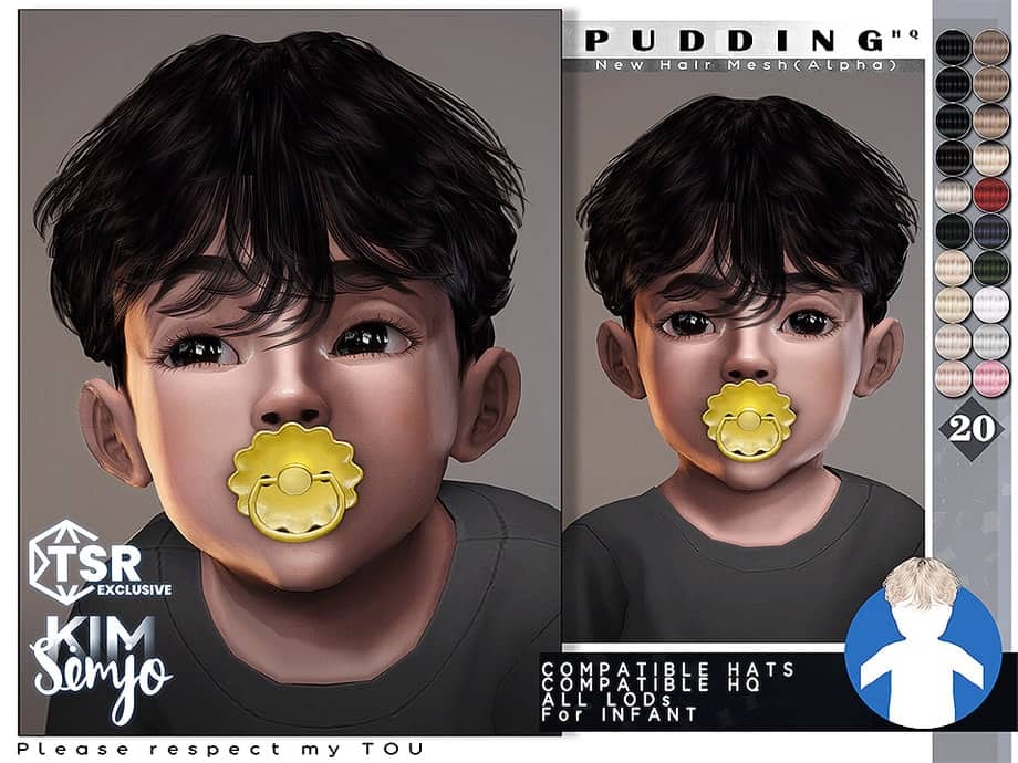 Ts4 Hairstyle Pudding