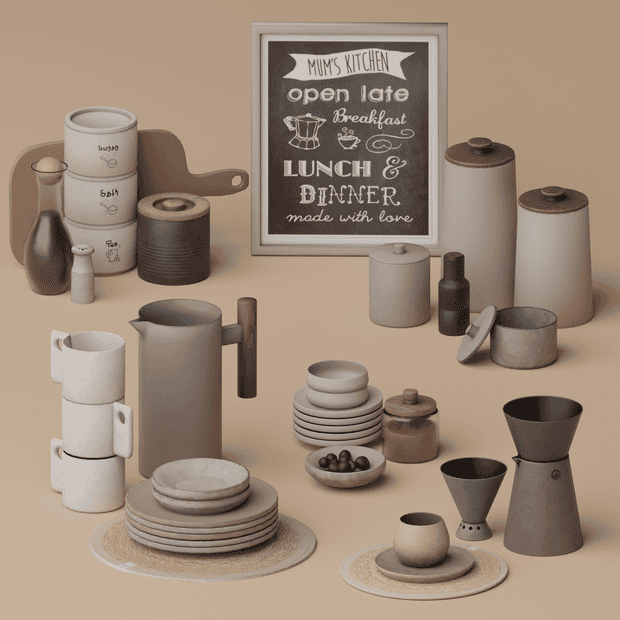 Snooty Sims Mum’s Kitchen Set