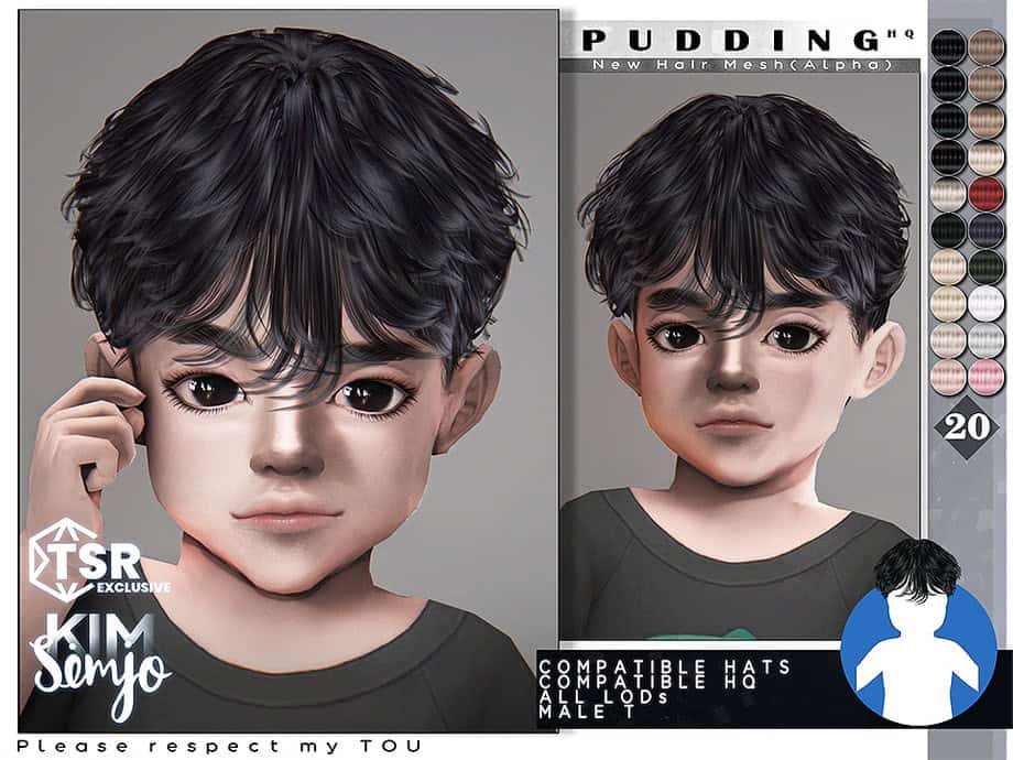 Ts4 Toddler Hairstyle